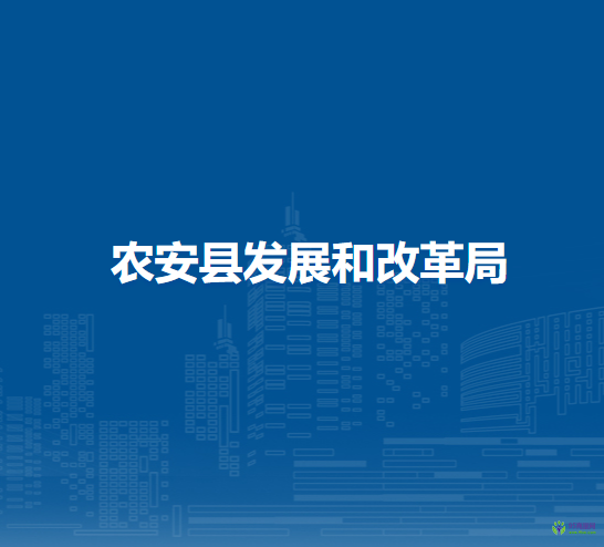 农安县发展和改革局最新发展规划概览